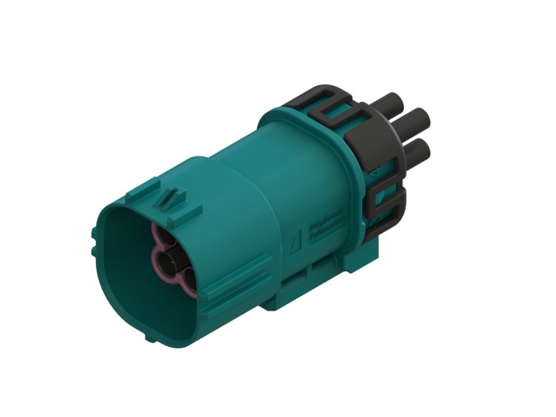MiniFakra Type A 4孔180°Inline防水连接器